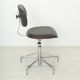 Chaise pivotante marron