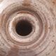 Large stoneware candle holder