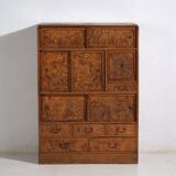 Ancient Japanese tansu of the mizuya-dansu type – Taishō/Showa period (circa 1910-1940)