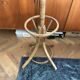 Baumann coat rack, swivelling parrot design from the 60s/70s in wood.
