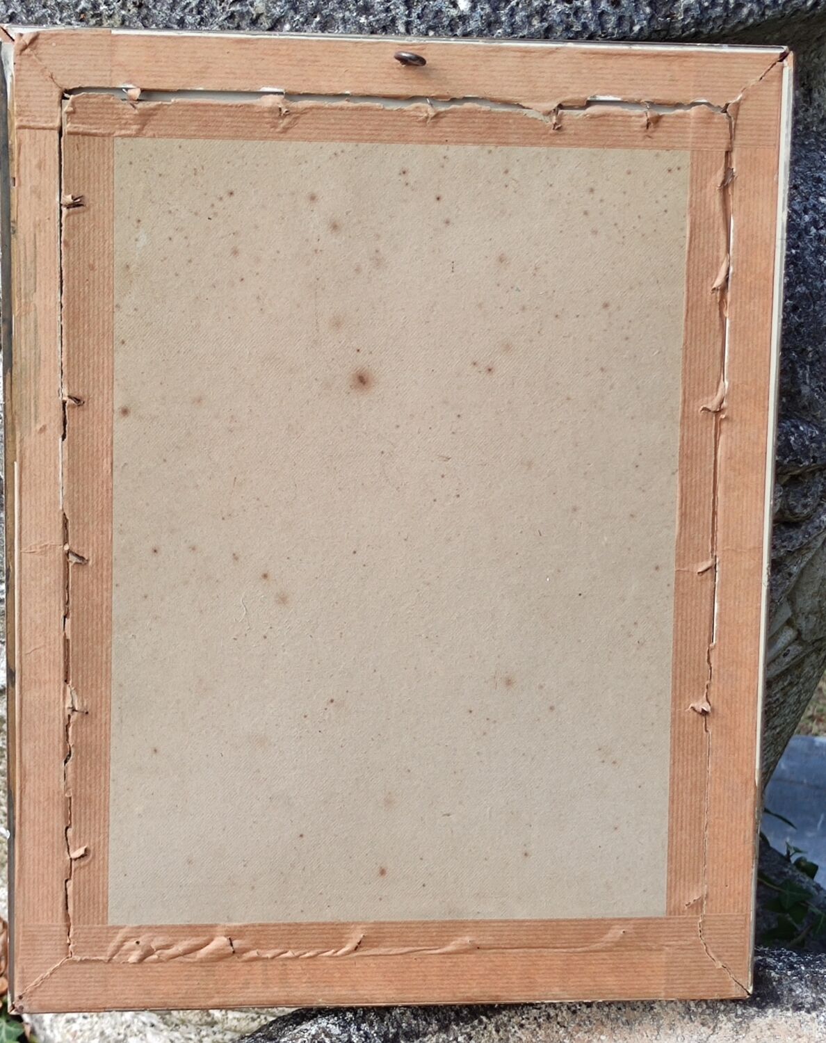 Old little gilded mirror