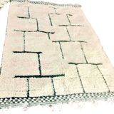 Graphic wool rug