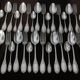 Housewife 37 pieces in silver metal Empire style