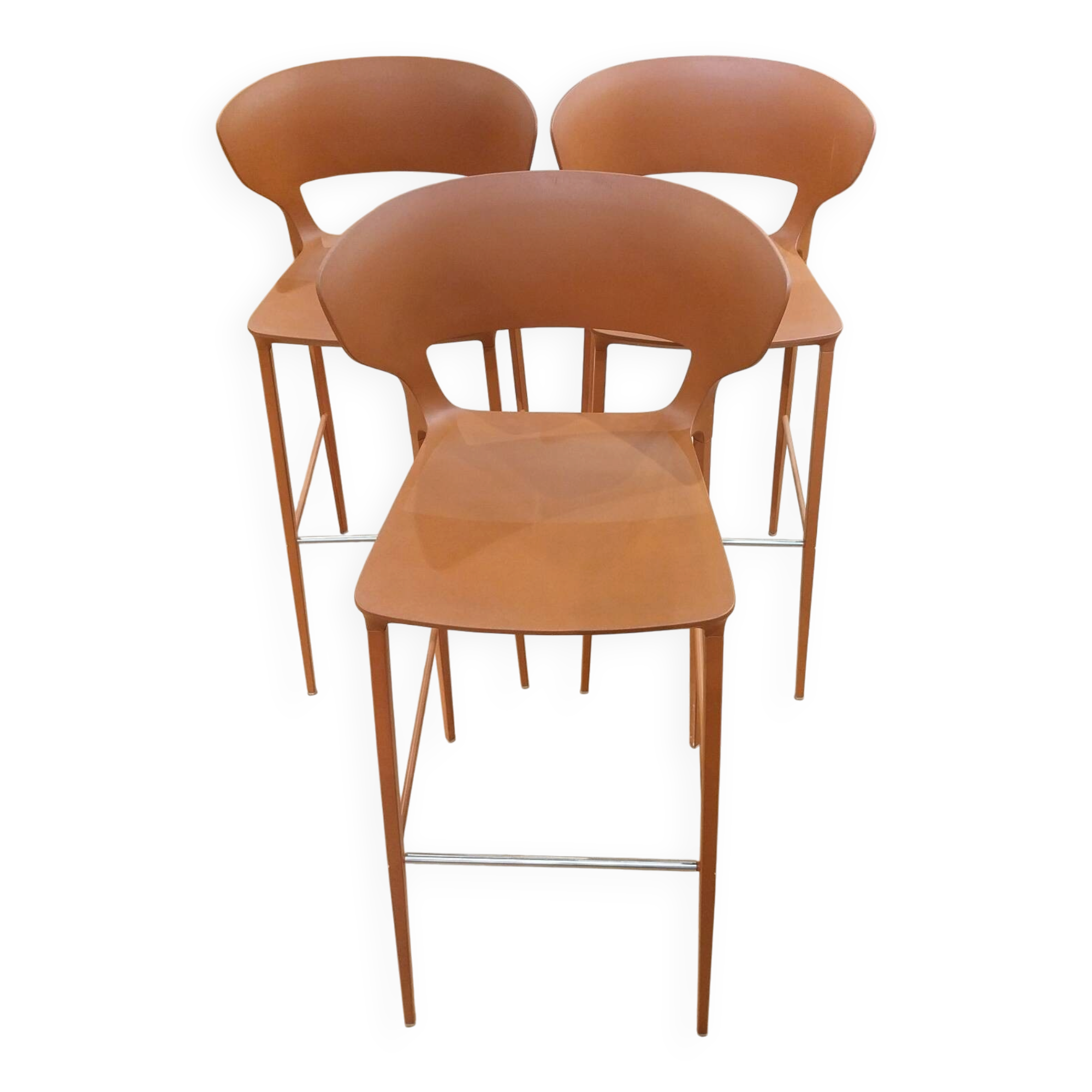 A set of three Desalto Koki stools designed by Archi Volto.