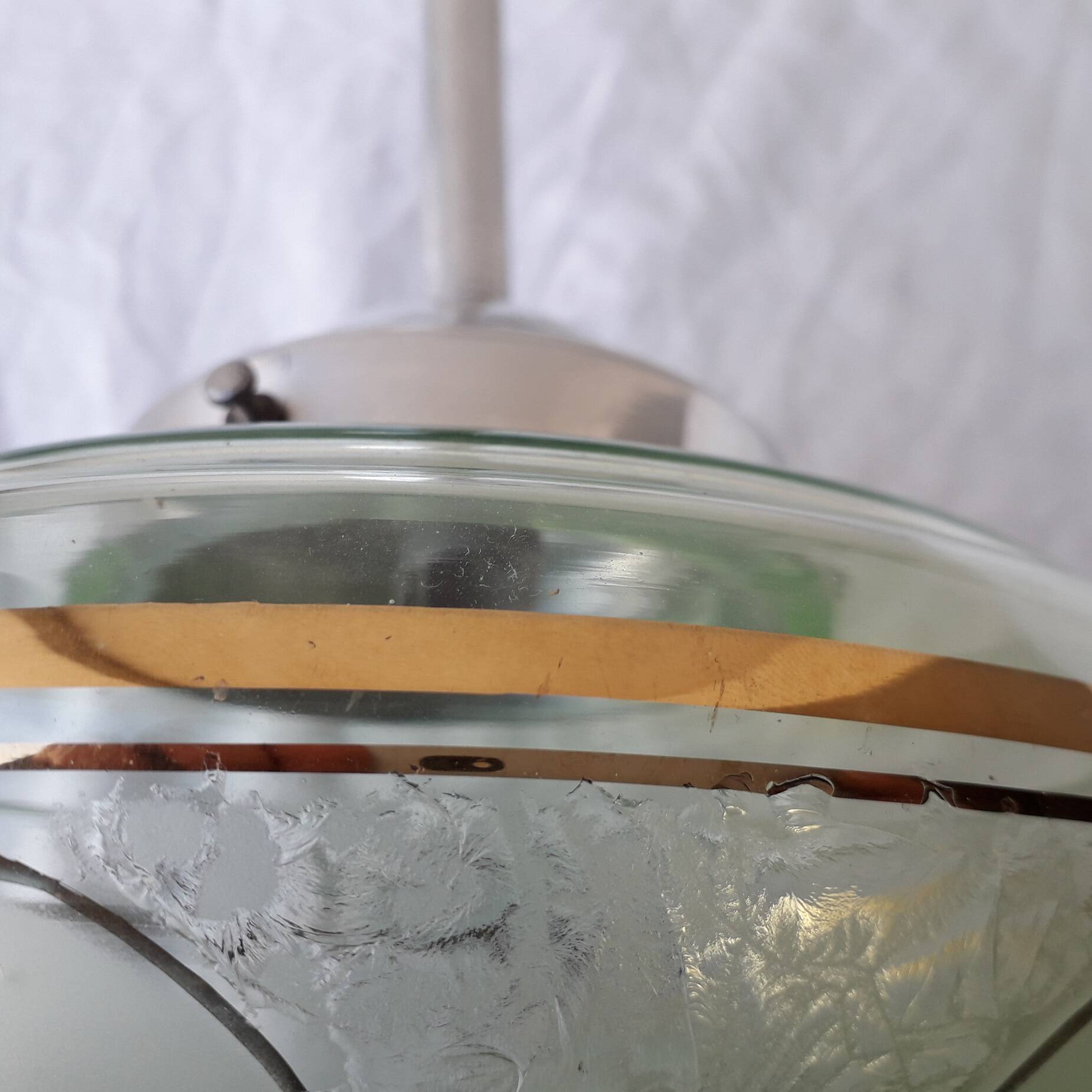 Suspension plafonnier en verre