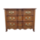 Commode arbalète en noyer XVlle, Louis XV