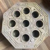 Antique carved stone game board