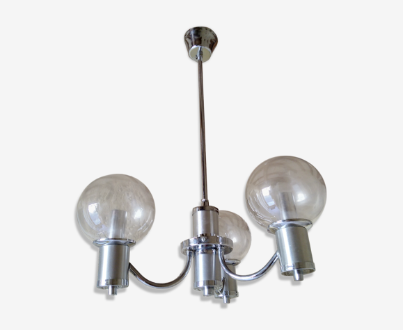 Lustre 3 globes 1970
