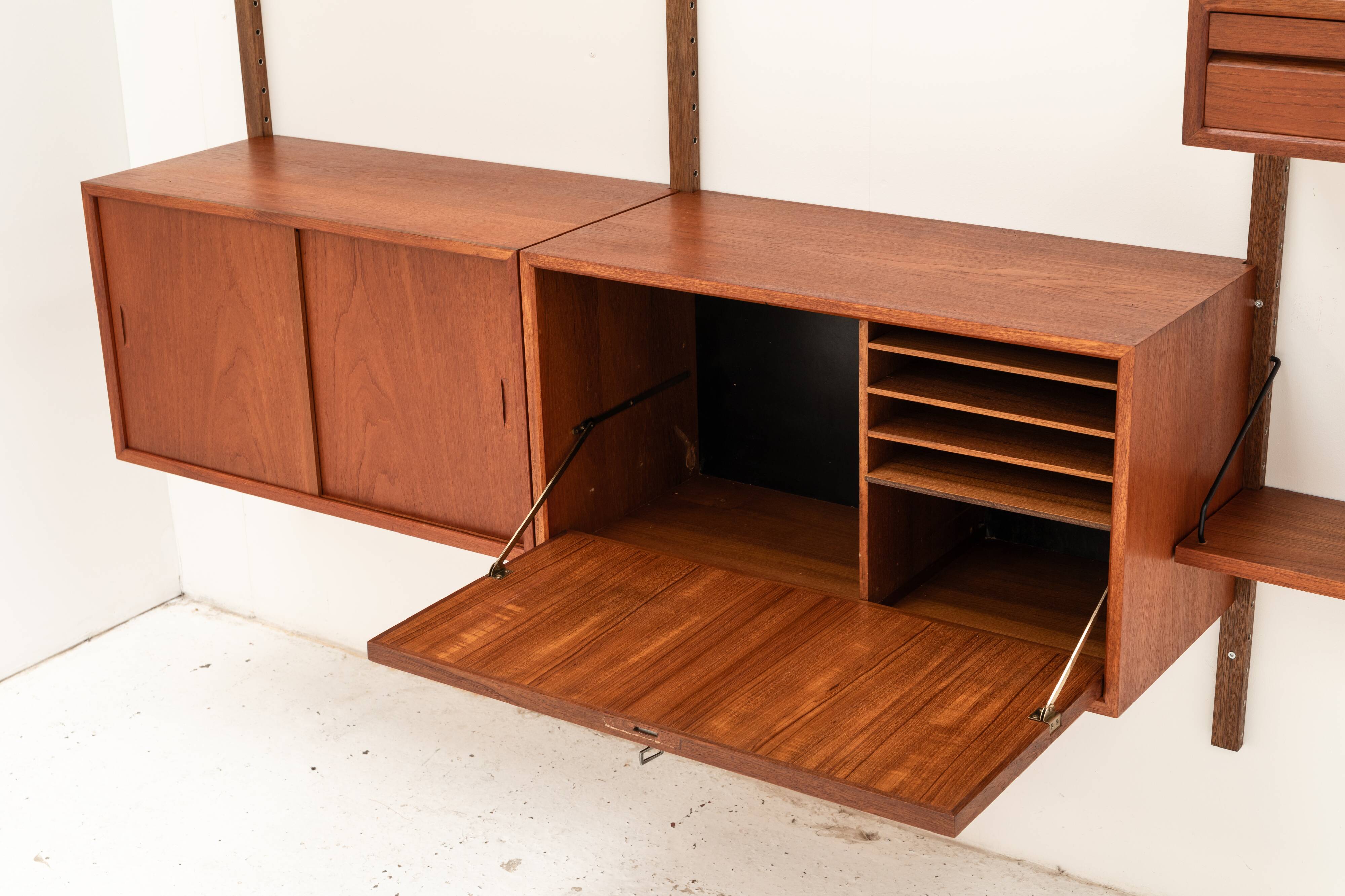 3-column wall unit by Poul Cadovius