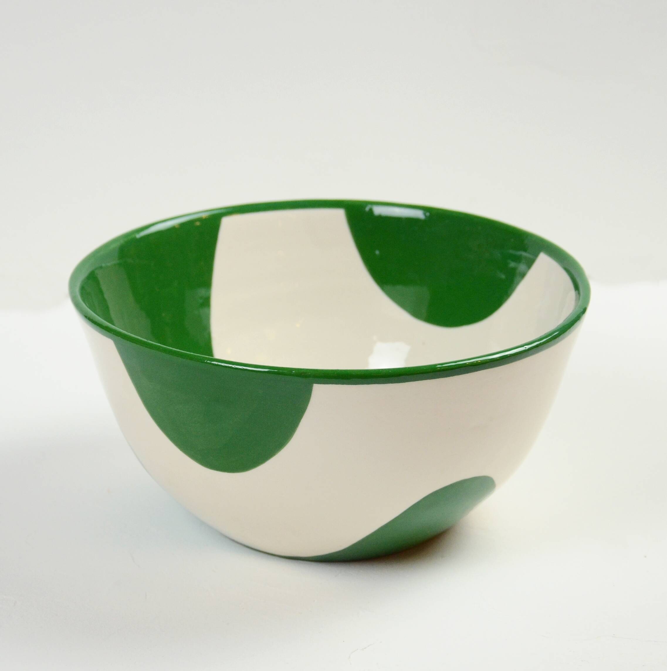 Large bowl - ZOOM BRUSH green