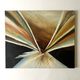 Large abstract modernist painting & original oil signed on canvas