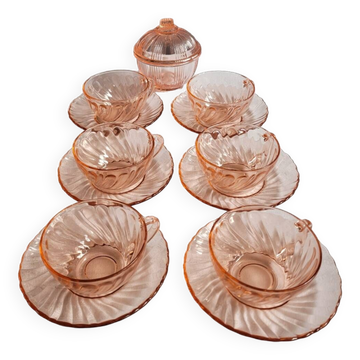Tasses et sucrier Rosaline