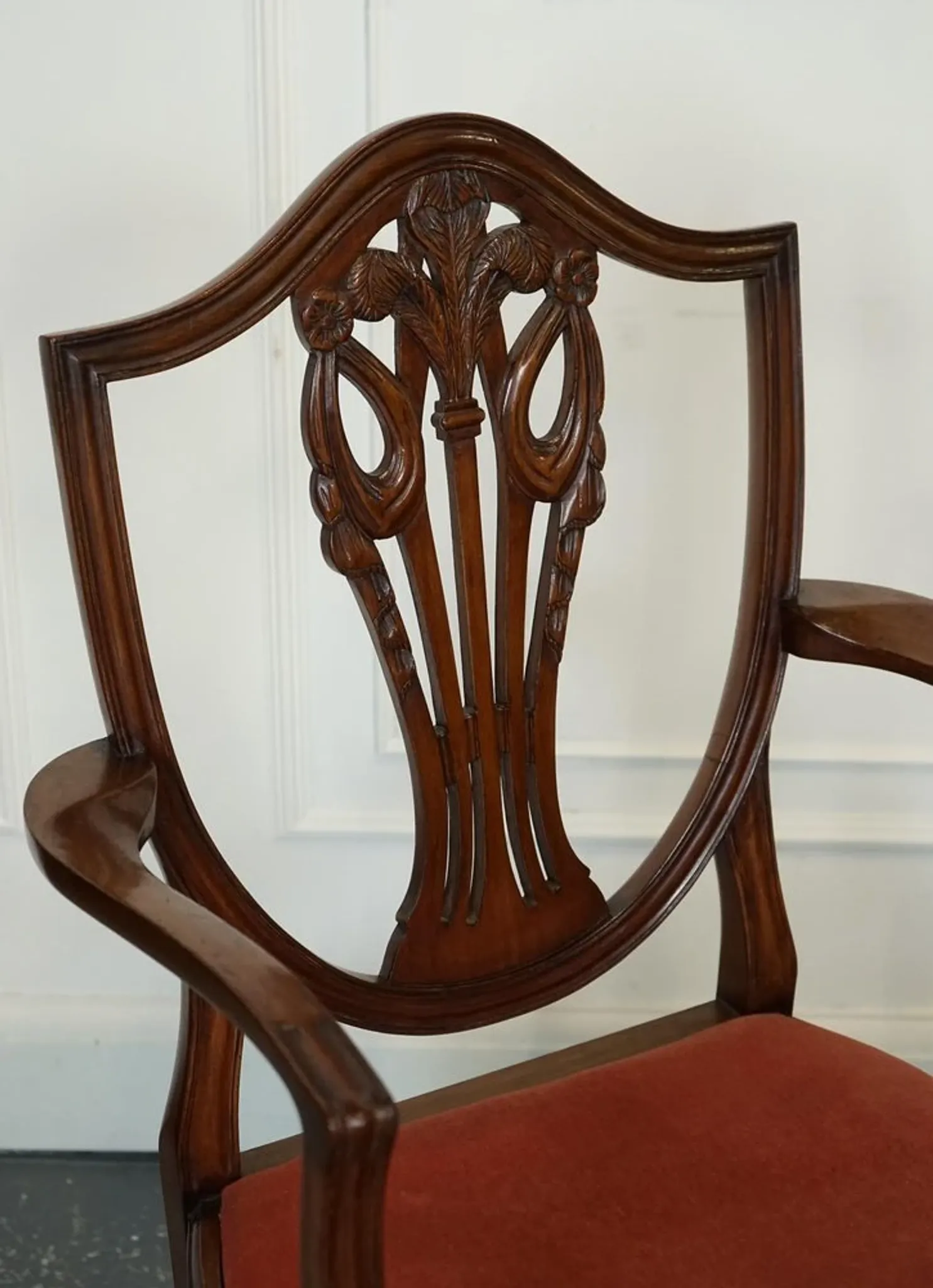 Victorian Hepplewhite Carver Chairs