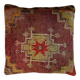 Vintage turkish kilim cushion cover , 55 x 55 cm