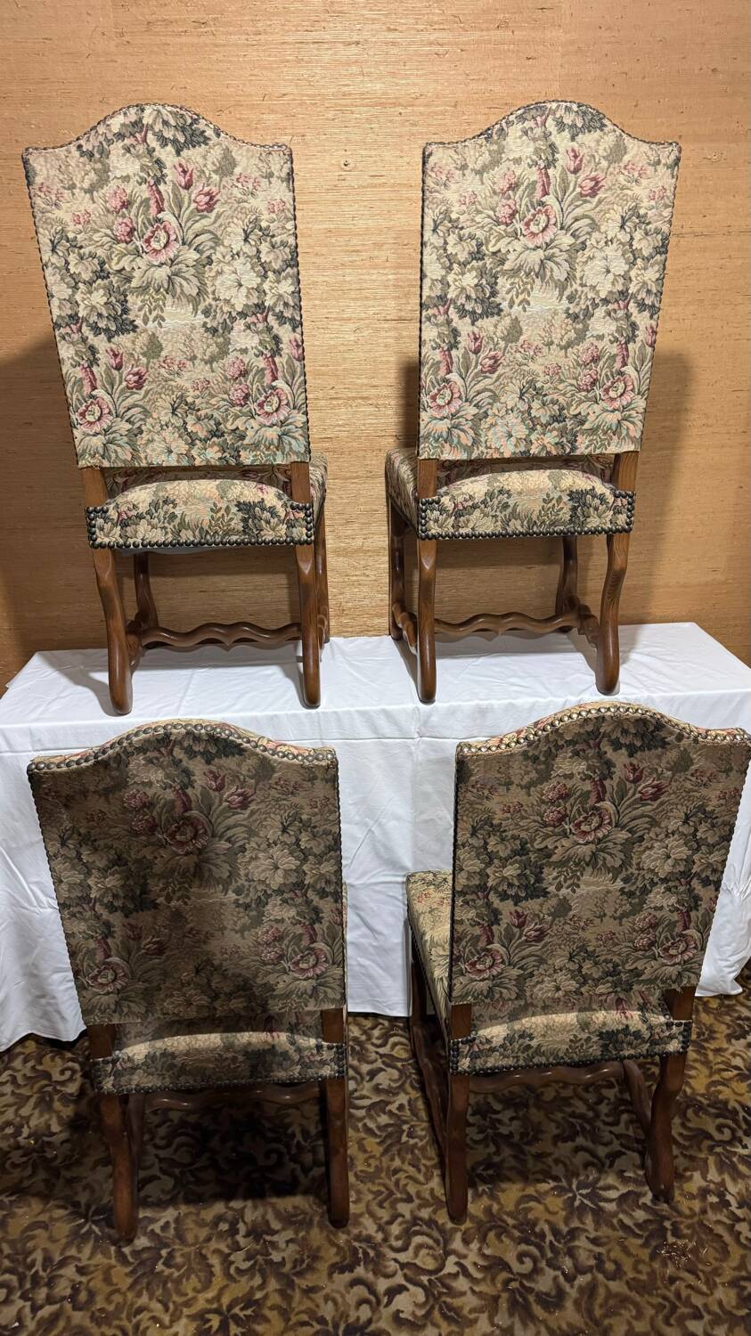 Set of 4 stylish LXIII vintage chairs