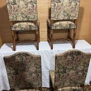 Set of 4 stylish LXIII vintage chairs