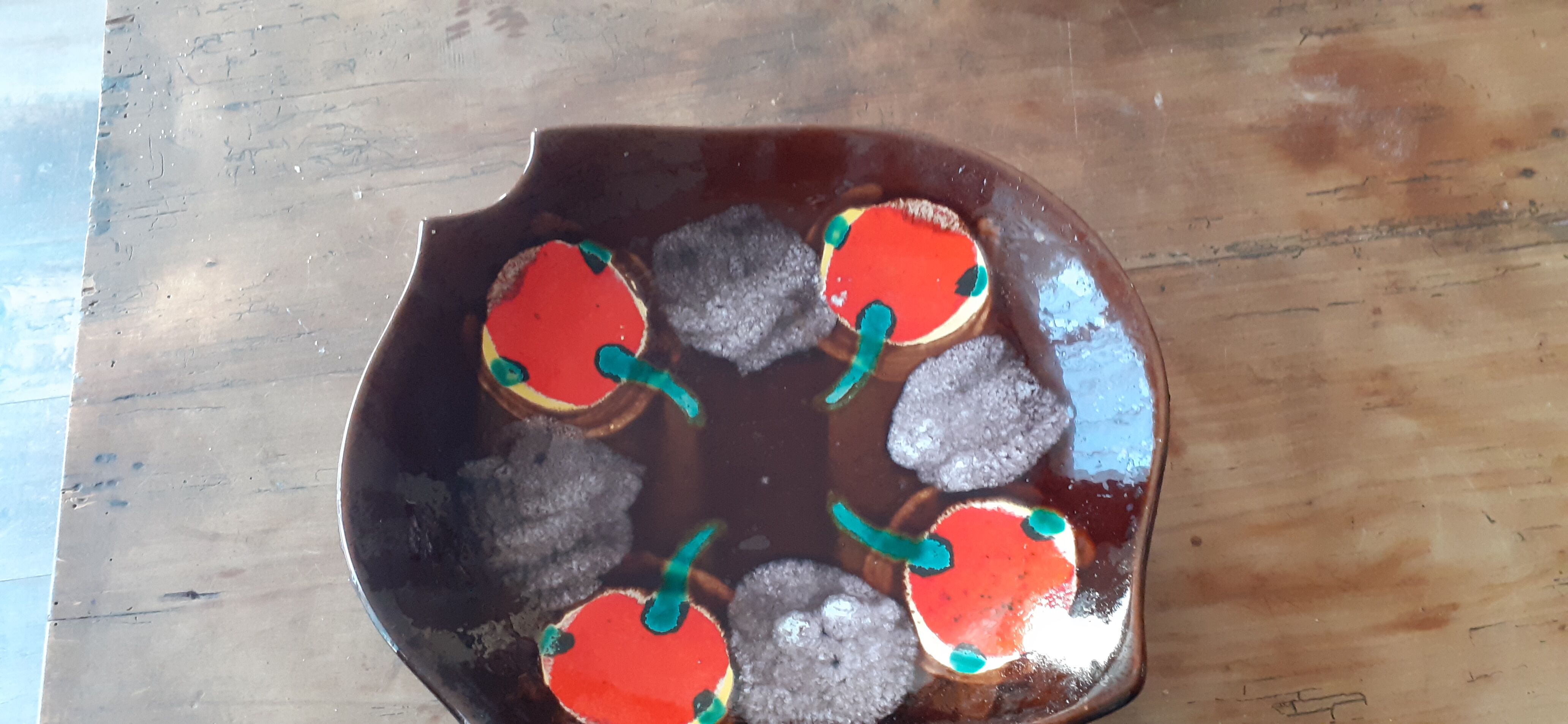 Vintage ceramic dish Vercor