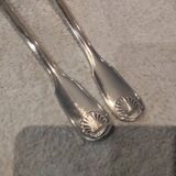 Silver plated stew spoon fork by Christofle Vendome