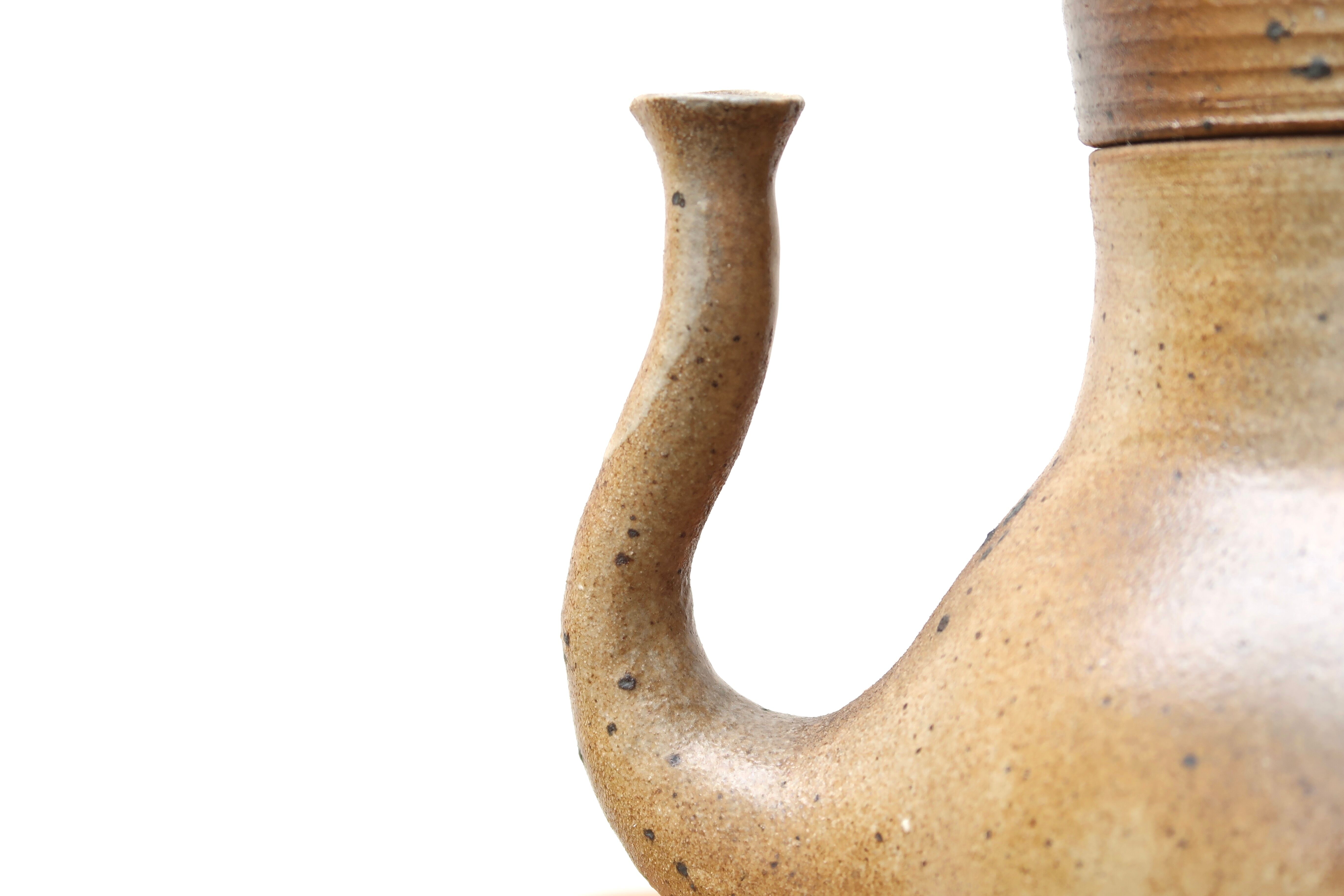 Jacky Coville's stoneware tea pot, 60s