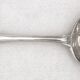 Silver sugar sifter from the 18th century, 23 cm, shell pattern, 106 g.