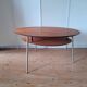 Belle table basse ovale tripode danoise