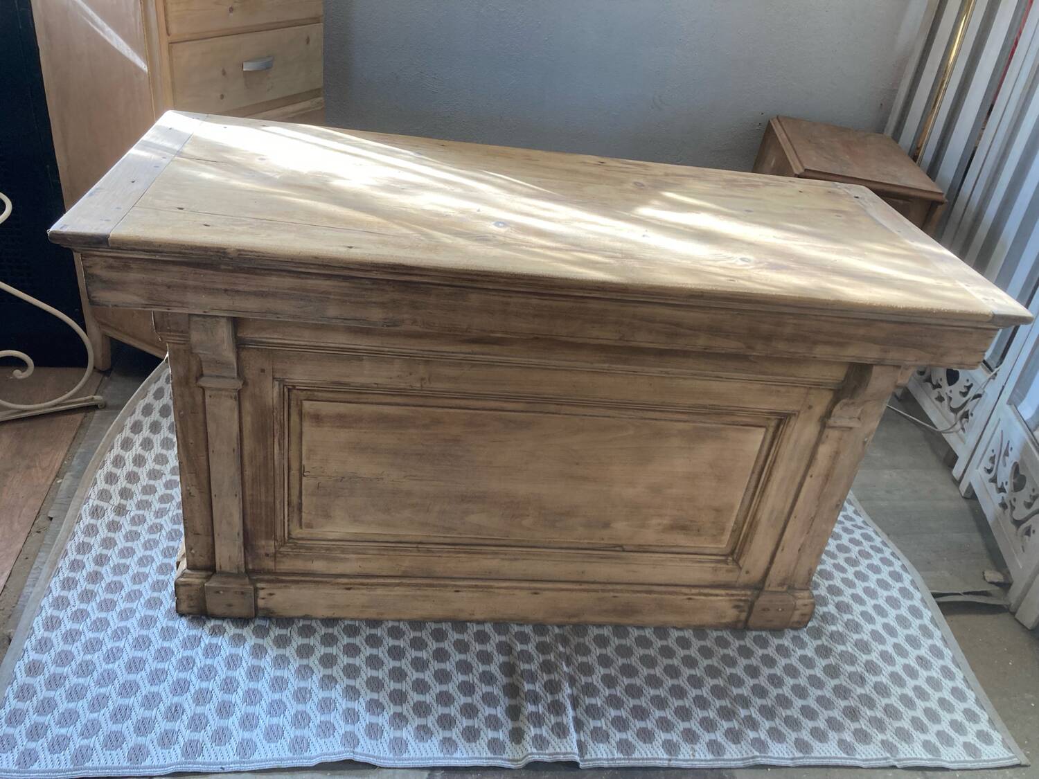 Restored antique trade counter