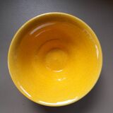 Old yellow earthenware dinette