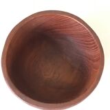 Asymmetrical teak bowl 60 years
