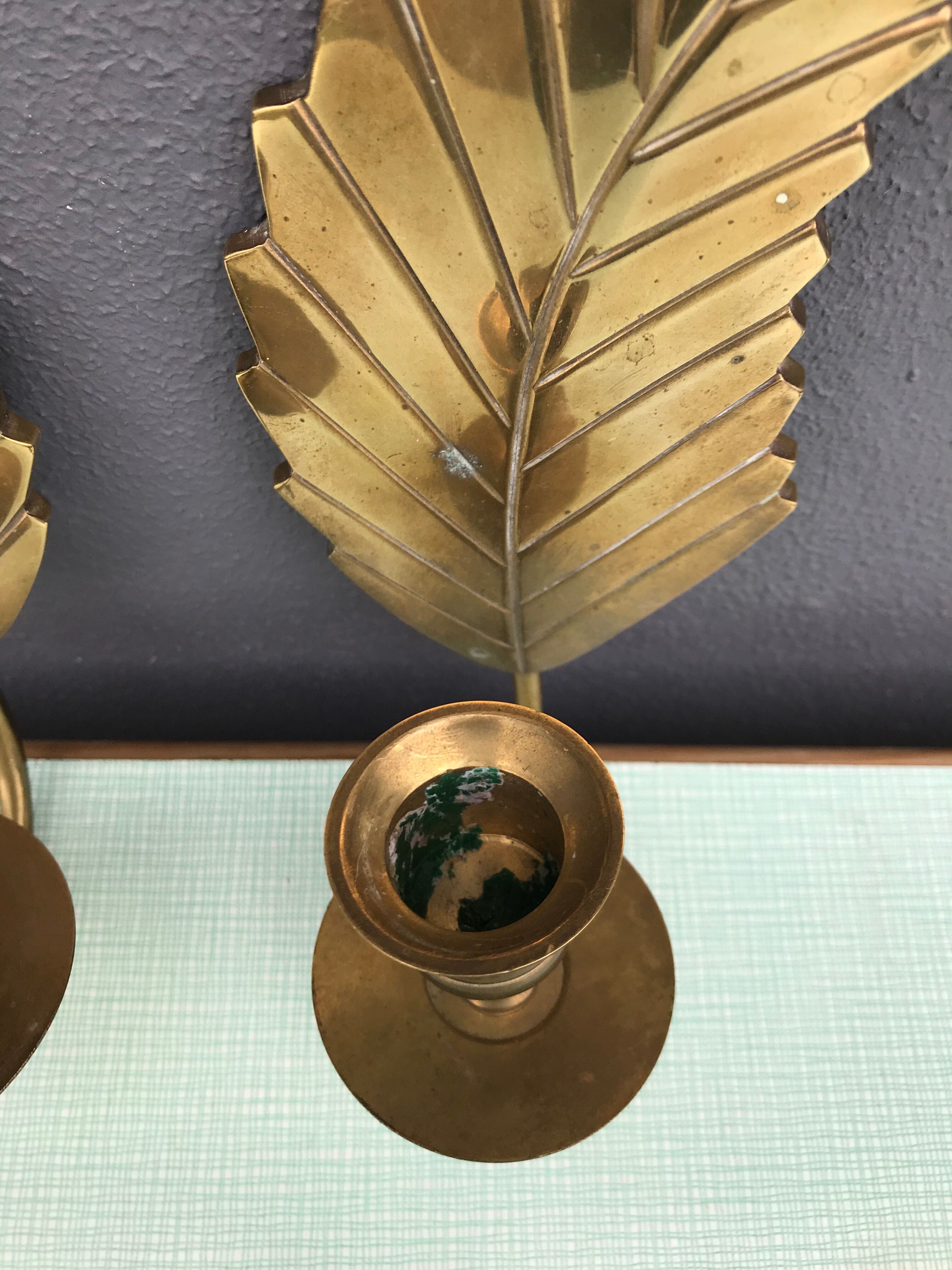 Pair of wall candlesticks