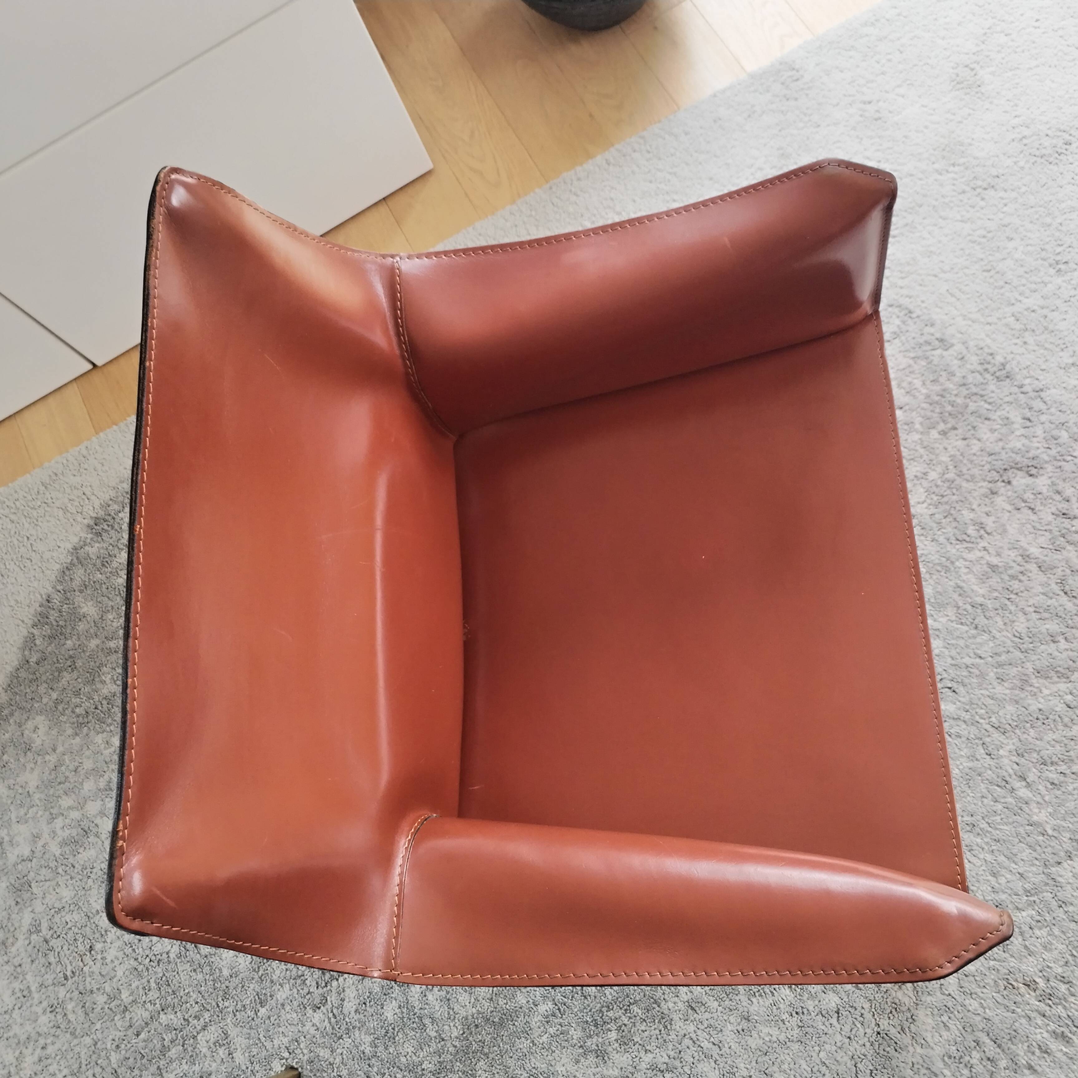 Cassini Armchair Cab 413 by Mario Bellini