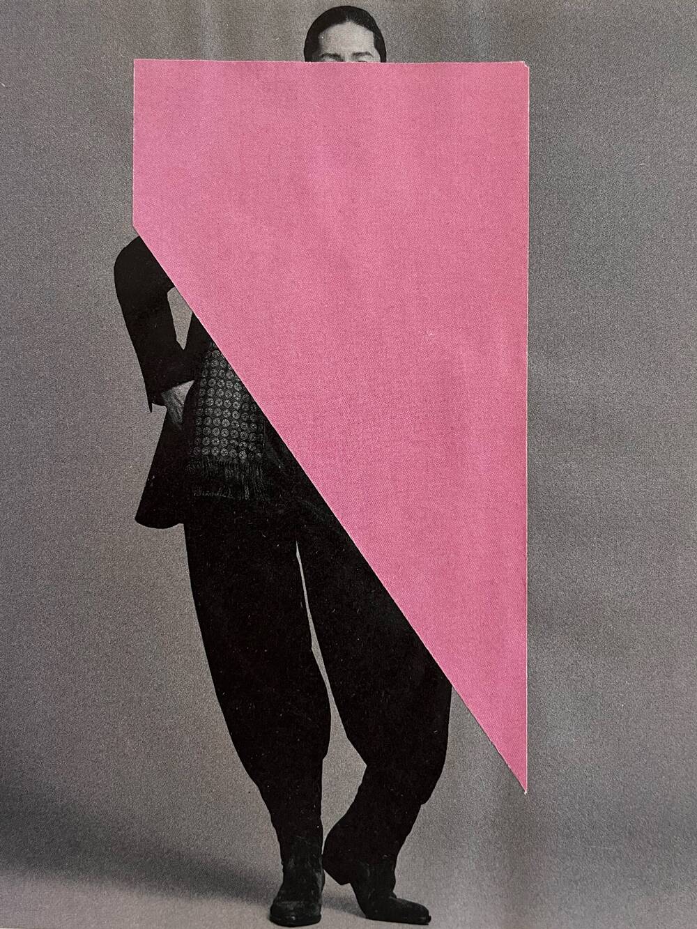 The man in pink - Original collage