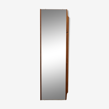 Scandinavian teak mirror 137 cm x 43 cm