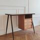 Renovated vintage desk, Scandinavian style, 1950s-60s.