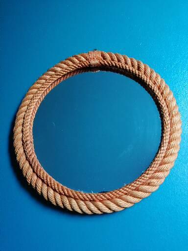 Vintage rope mirror