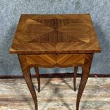 Louis XV style work table in marquetry circa 1900