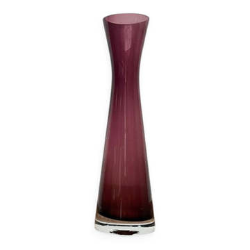 Vase en verre Diabolo du milieu du siècle par Ingrid Glas, Allemagne, années 1960