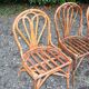 Chaises en rotin