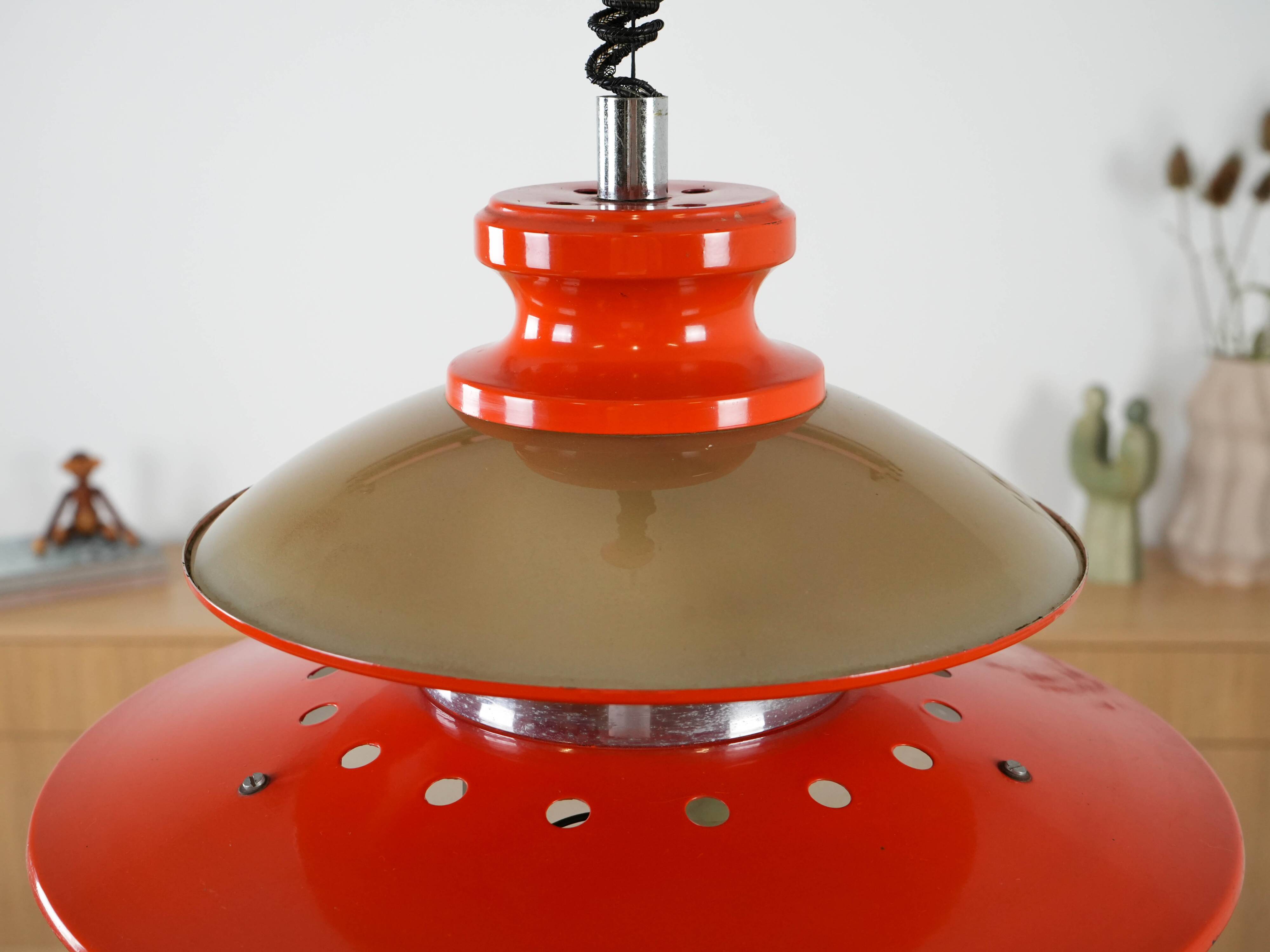 Pendant lamp, Italian design, 1970s, manufactured in Italy
