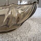 Vintage grey smoke salad bowl