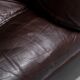 Paire de fauteuils en cuir panarea lev&lev 70s vintage