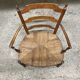 Provencal armchair, straw seat