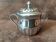 Vintage stainless steel sugar bowl