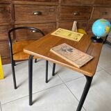 J. Hitier school desk and chair set