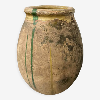 Old jar, called "jar of Biot" with varnished neck
