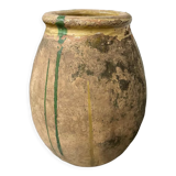 Old jar, called "jar of Biot" with varnished neck