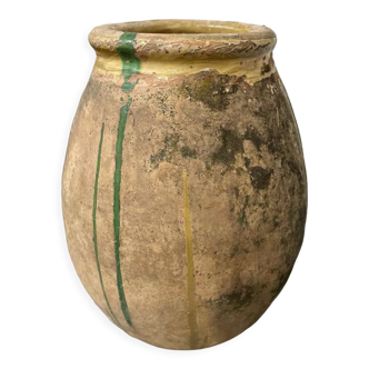 Old jar, called "jar of Biot" with varnished neck