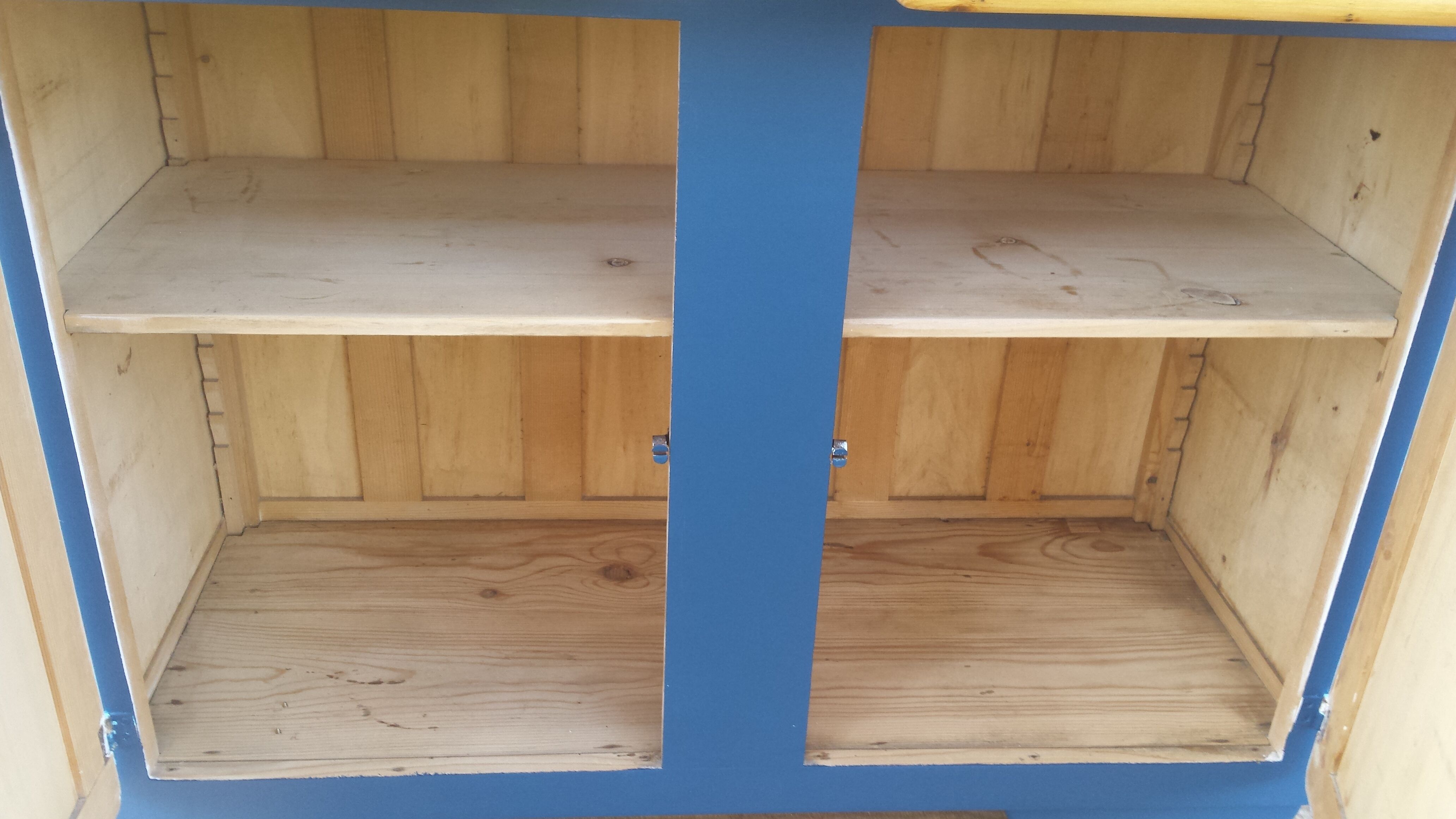 Buffet Mado narrow blue and caning