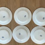 6 plates Iron Earth. Salins model Vauban