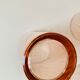 Lot of 6 vintage glasses Rosaline Arcoroc 80s