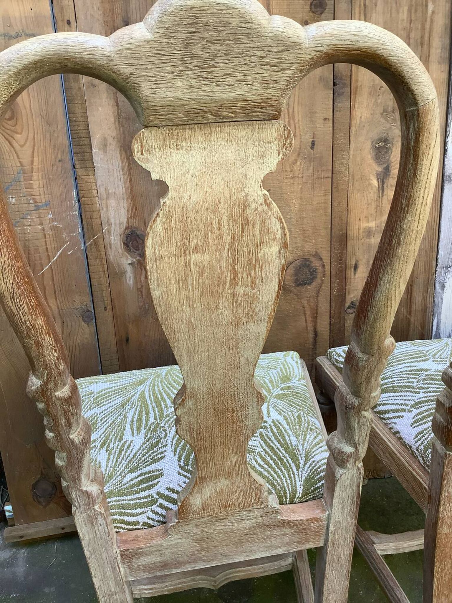 Lot de deux chaises Baroque Suedois